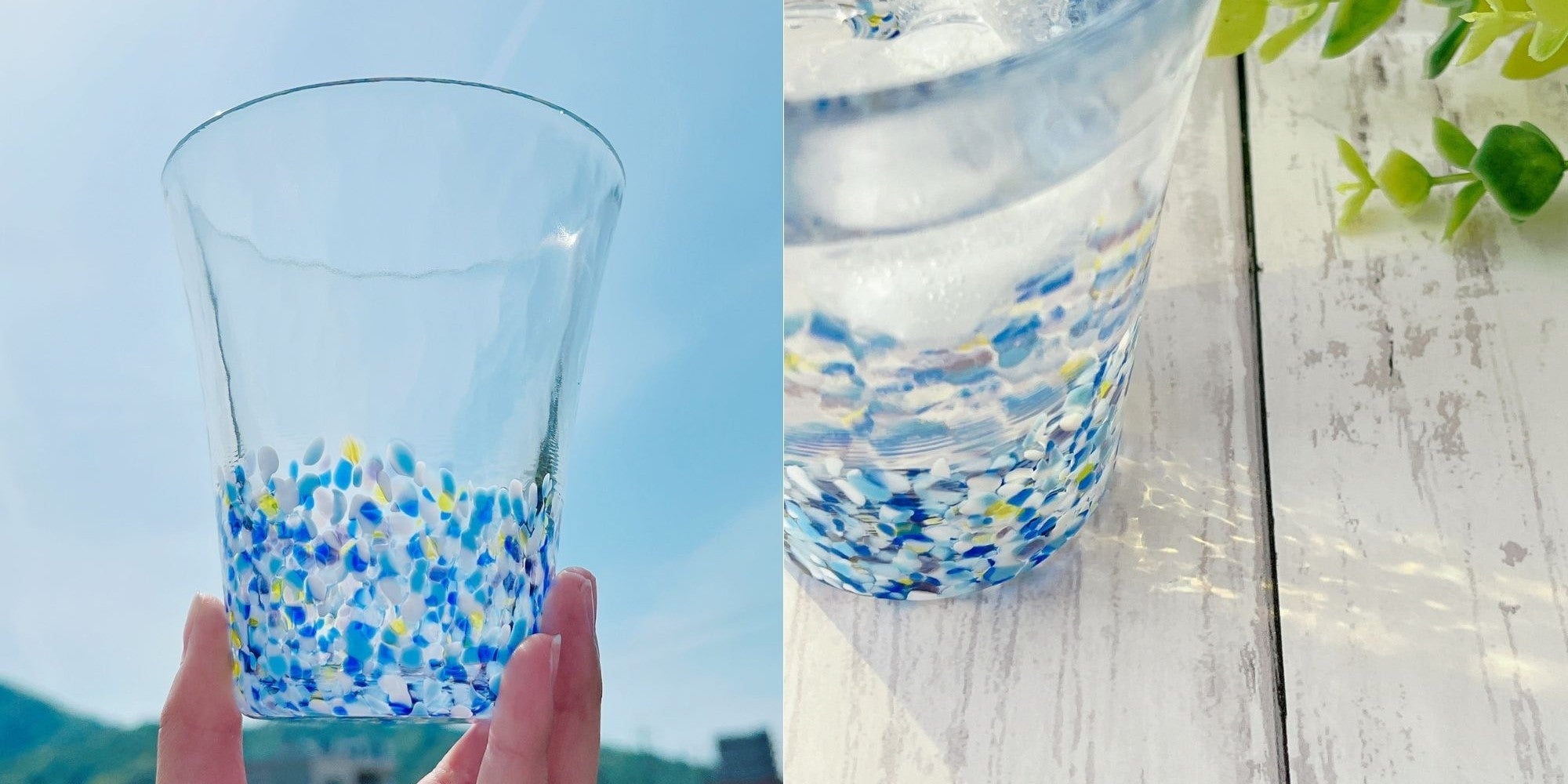 アフタヌーンティーの「宝石みたいなグラス」が涼しげでオシャレ