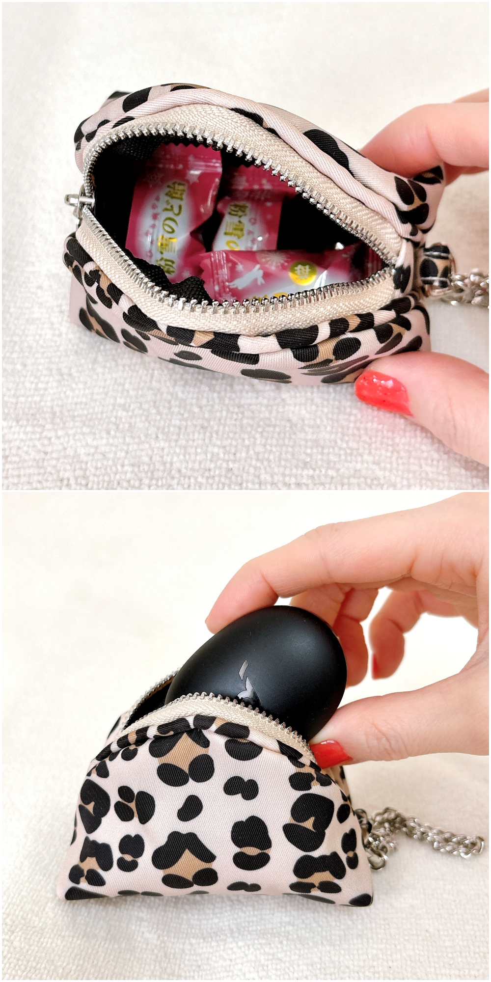 3coins「チェーン付きミニポーチ」