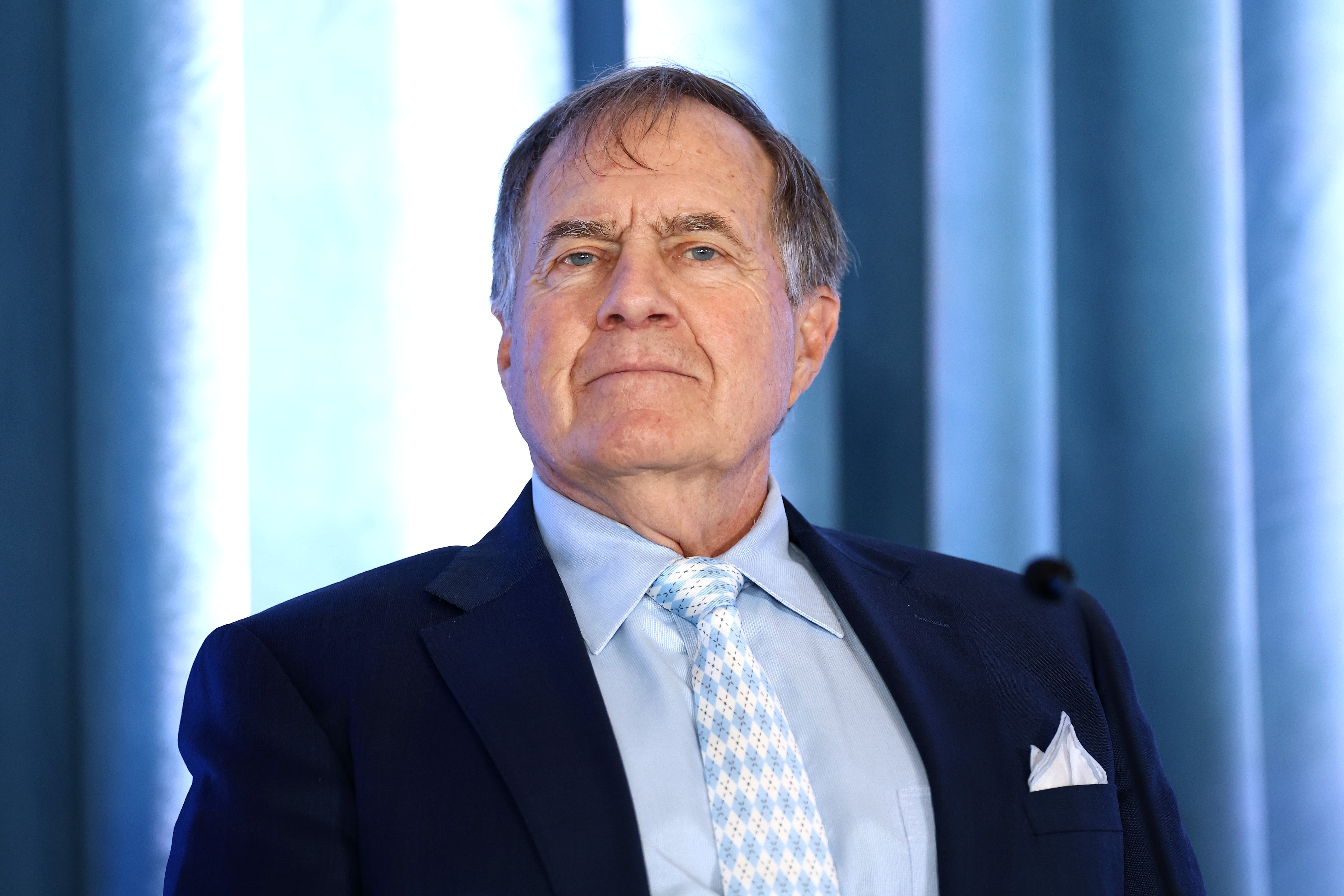 Bill Belichick during a press conference