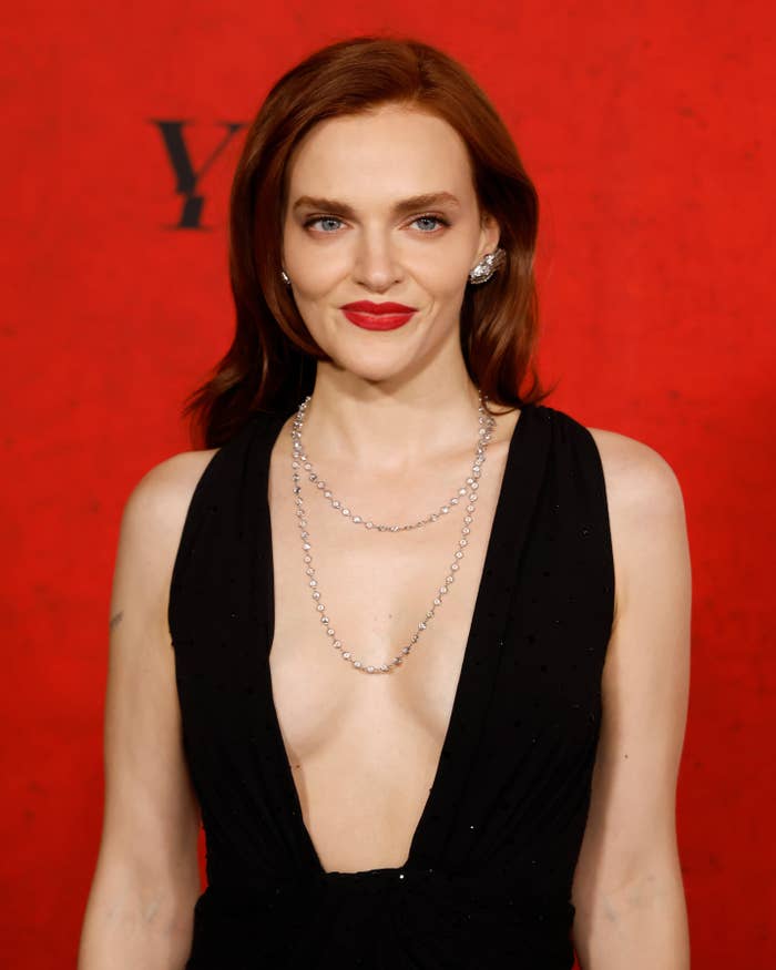 Madeline Brewer on a red carpet