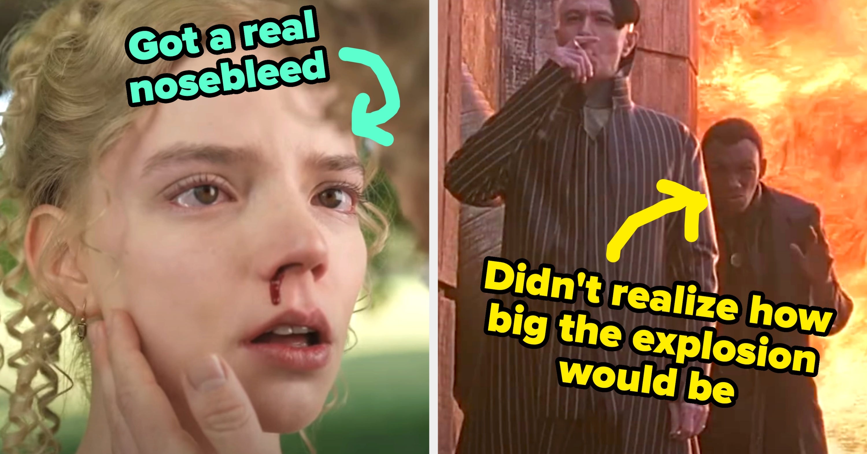 42 Actors Who Weren't Acting In These Movie Scenes That Were Way More Genuine Than You Realized