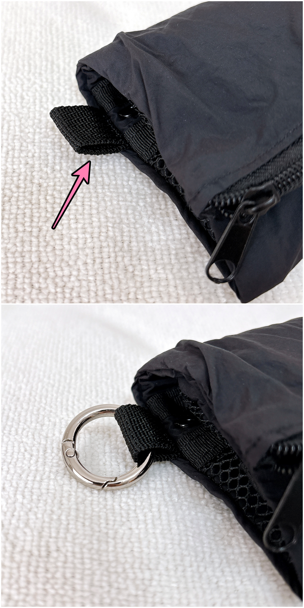 3coins「3段小物ポーチ」