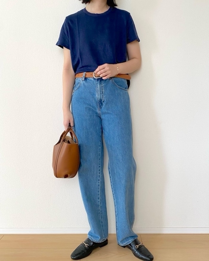 ユニクロ「リネンクルーネックT」