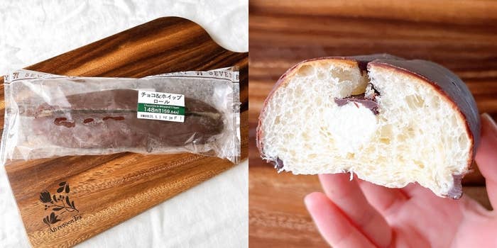 セブンイレブンの「チョコ&ホイップロール」