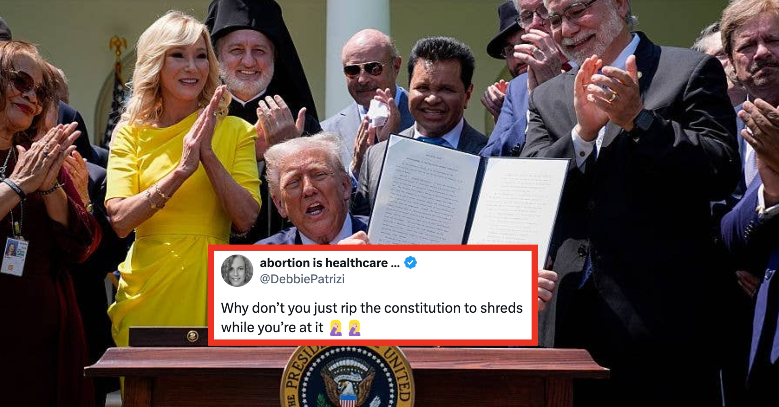People Are Not Happy After Trump Said "Let's Forget" About The Separation Of Church And State