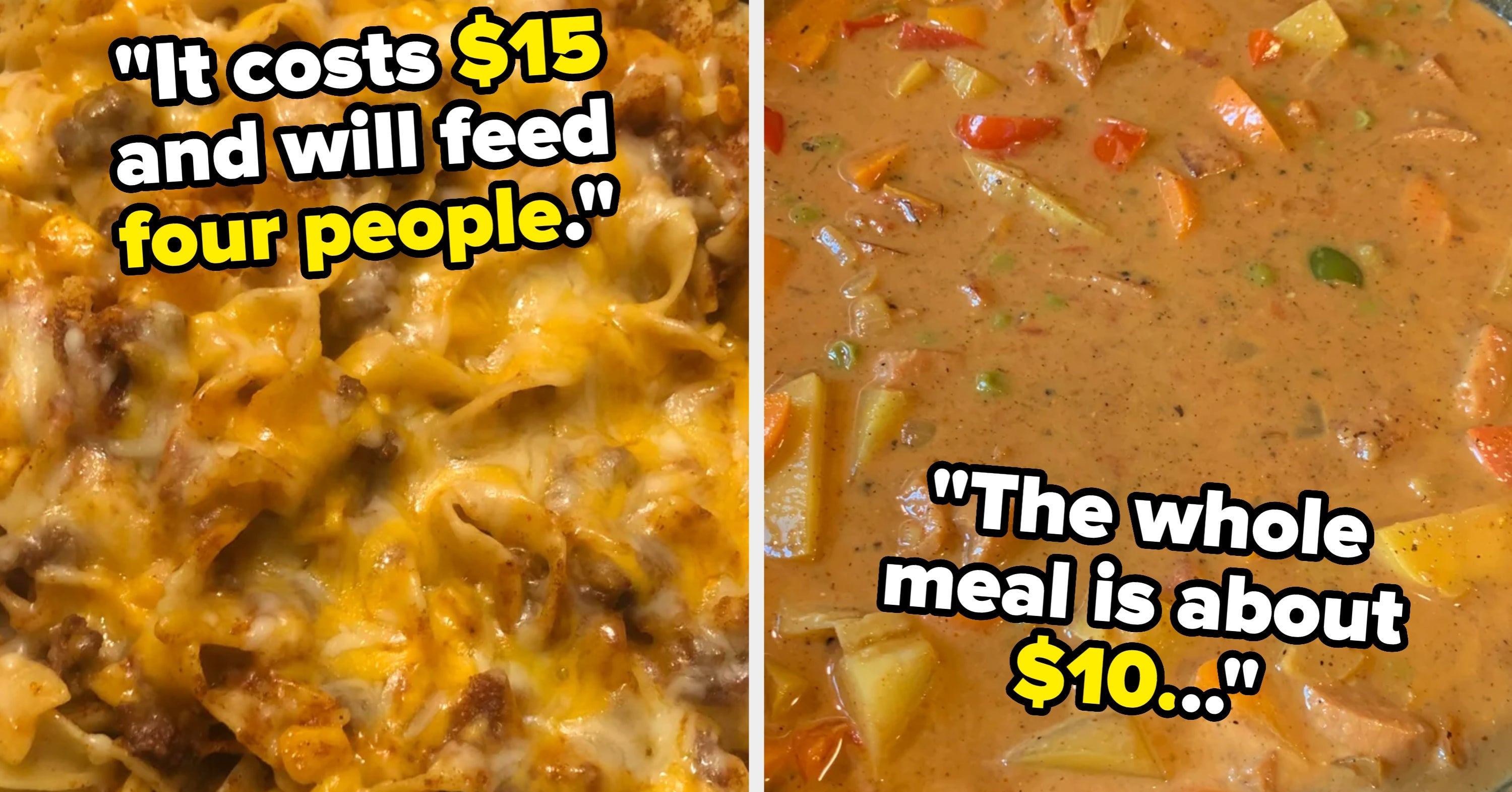 25 Super Cheap (But Delicious) "Struggle Meals" People Make When Their Wallets Are Near Empty