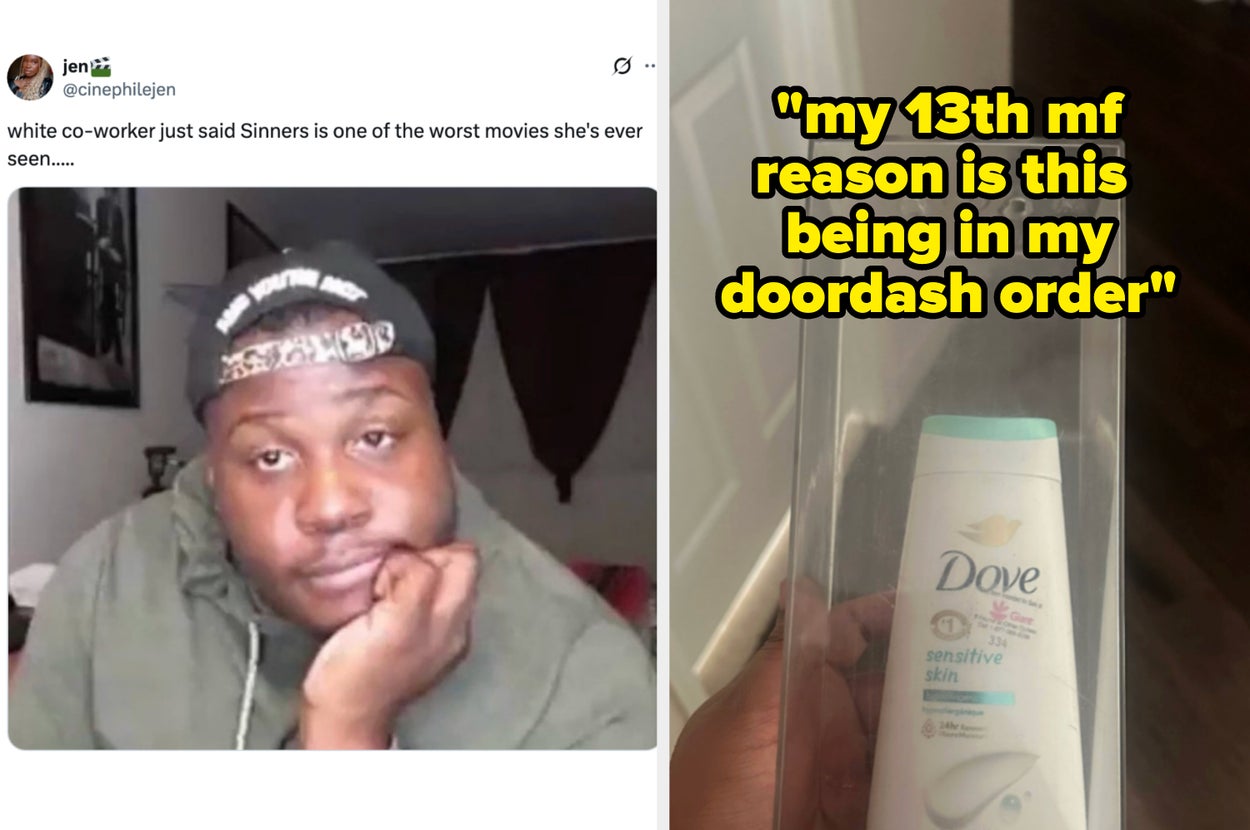 Person laughing with hand covering face; a tweet above reads: "They sent recorders home yesterday, this girl woke up and immediately started playing hot cross buns."