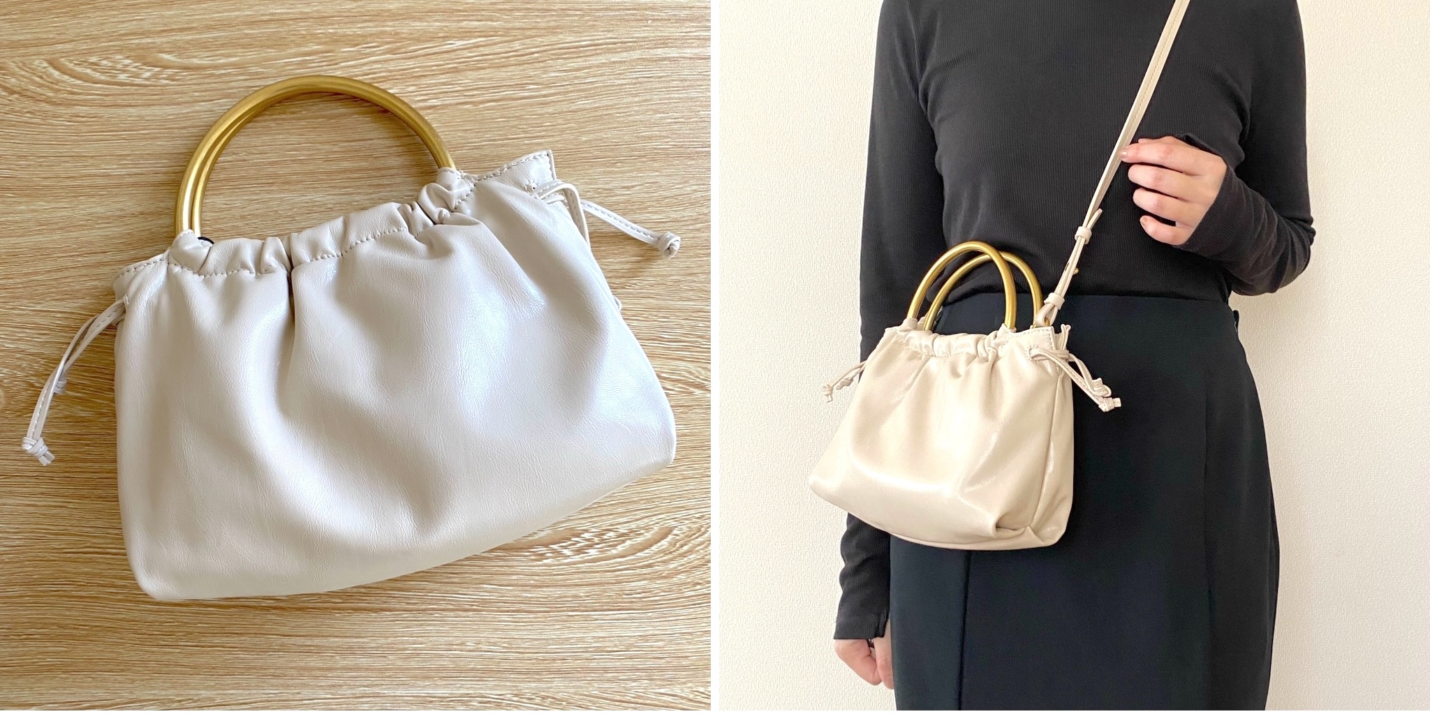 ZARA|メタルハンドルミニバッグ ZARA】上品カラーが高見え!新作の「2WAYミニバッグ」持つだけで