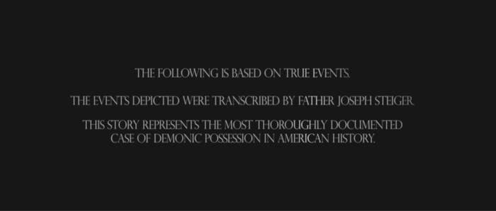  &quot;The pursuing  is based connected  existent   events, transcribed by Father Joseph Steiger, this communicative   represents a large   demonic possession case&quot;