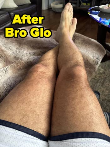 a reviewers legs looking visibly much  tan with substance   speechmaking  