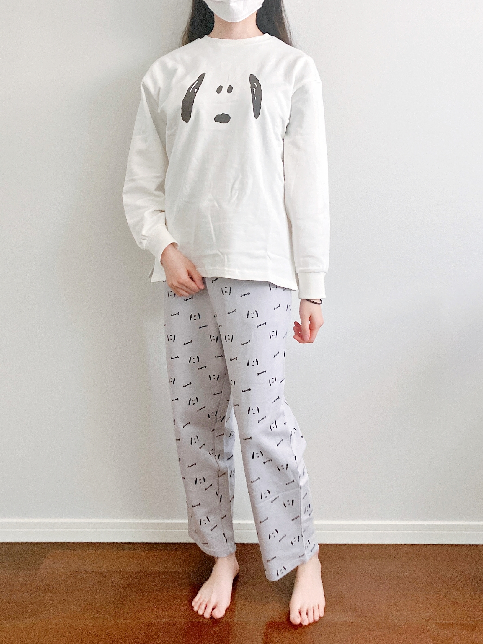 Honeys（ハニーズ）の「スヌーピー／ルームウェア（上下セット）」