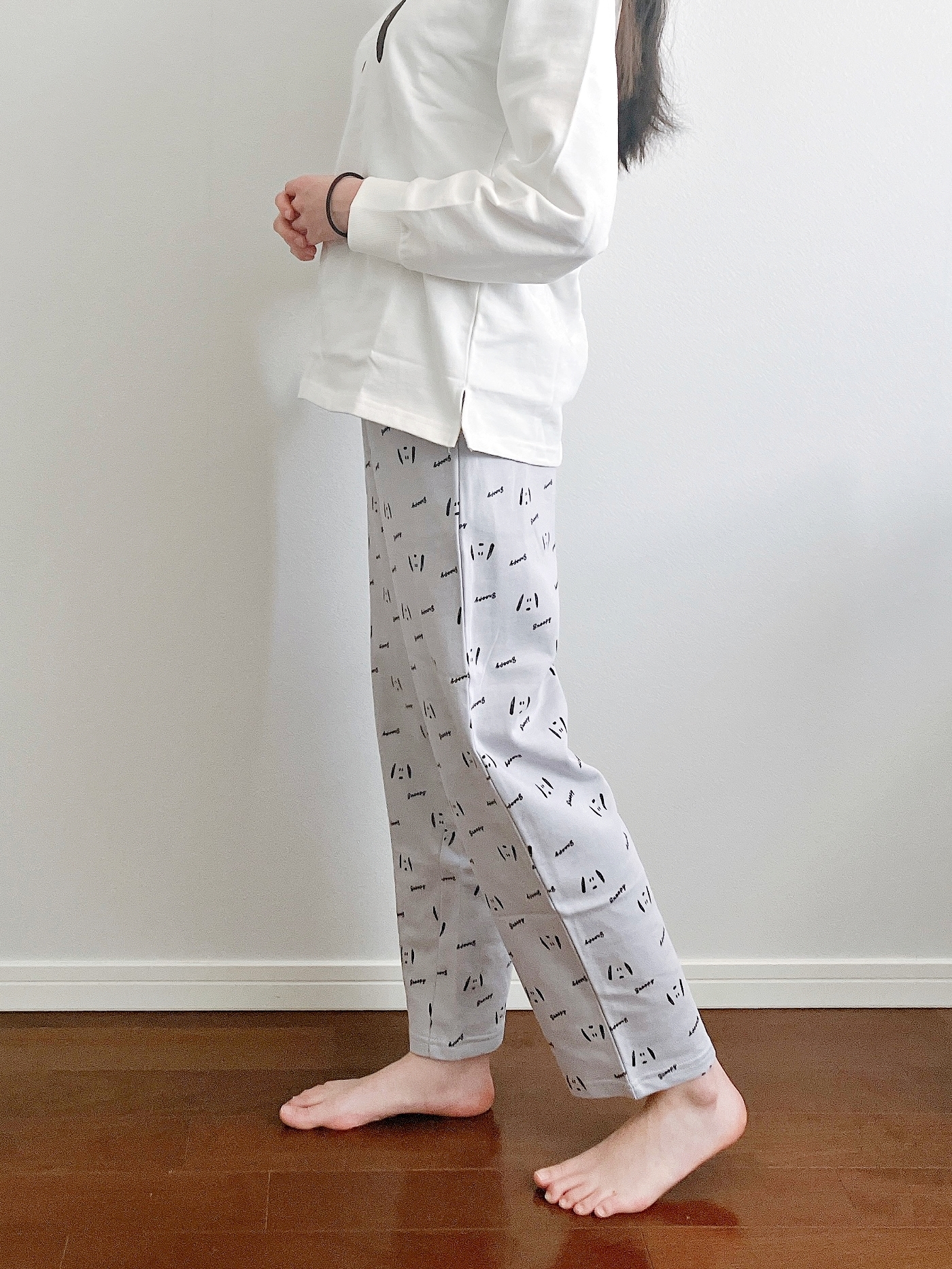 Honeys（ハニーズ）の「スヌーピー／ルームウェア（上下セット）」