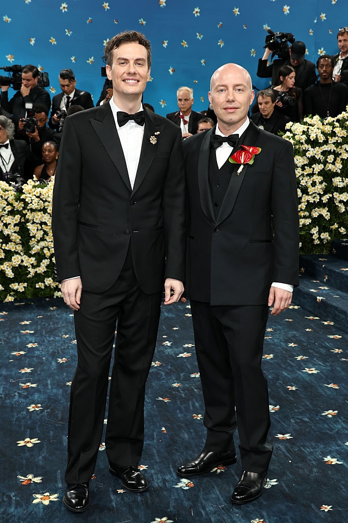 both in classic tuxes
