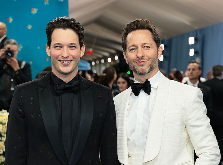 close up of the couple