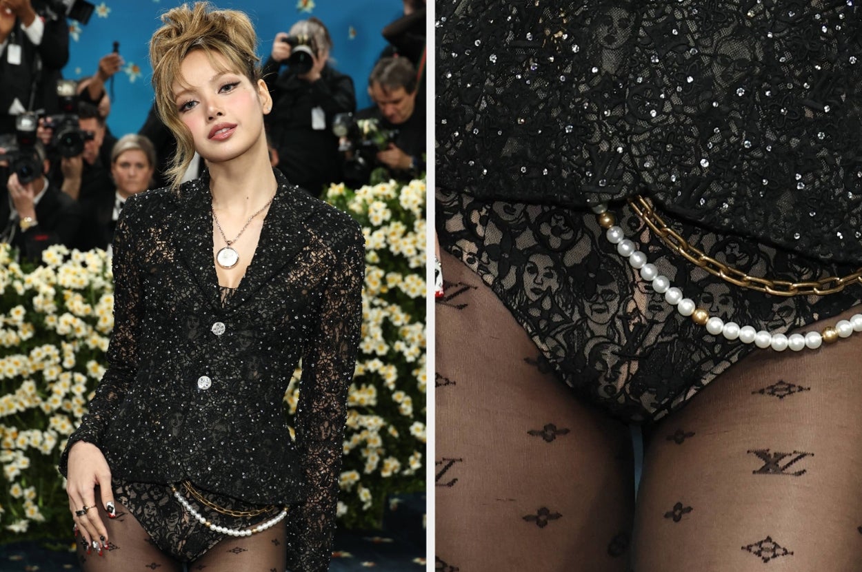 Lisa Seemingly Wore Rosa Parks's Face On Her Panties At The Met Gala