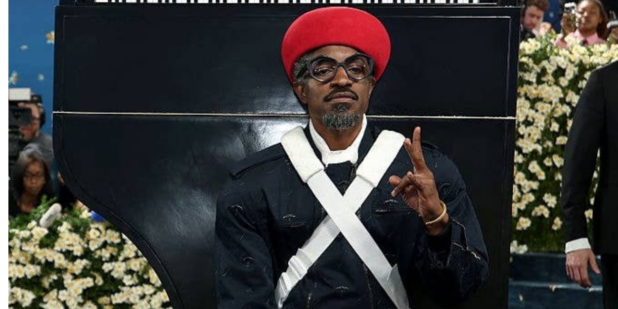 André 3000 Wore A Grand Piano On His Back To The 2025 Met Gala, And For A Very Good Reason
