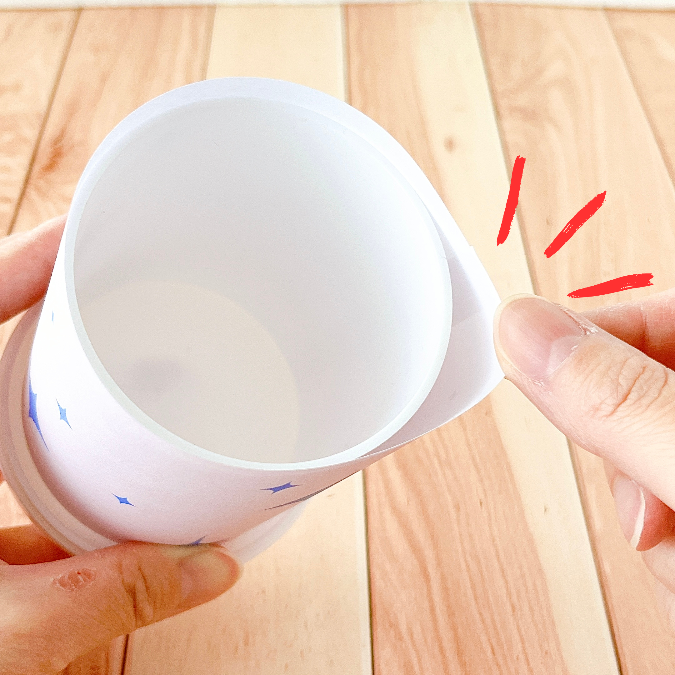 Seria(セリア)の「オリジナルペンスタンド 二重構造」