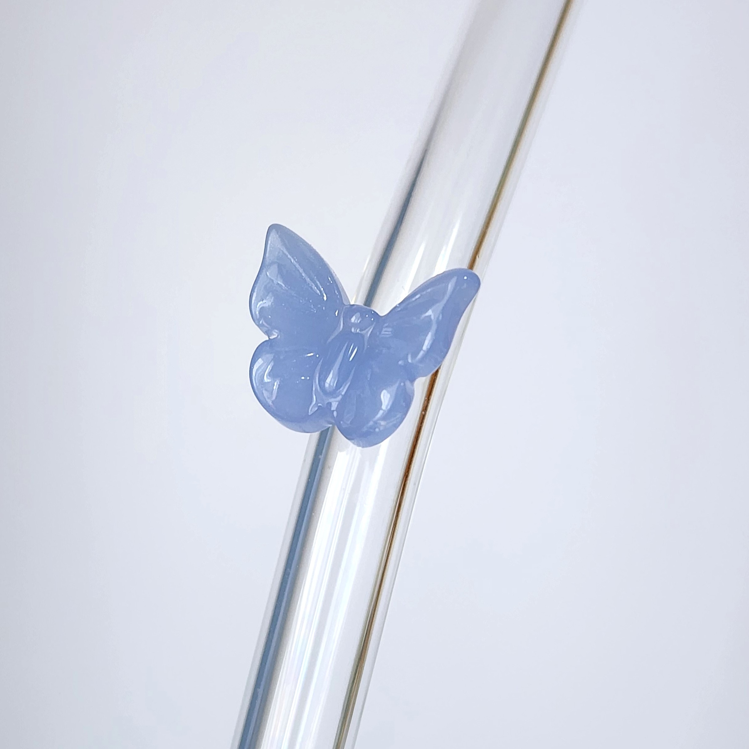 フランフランの「タイポ ストロー付きガラスタンブラー」