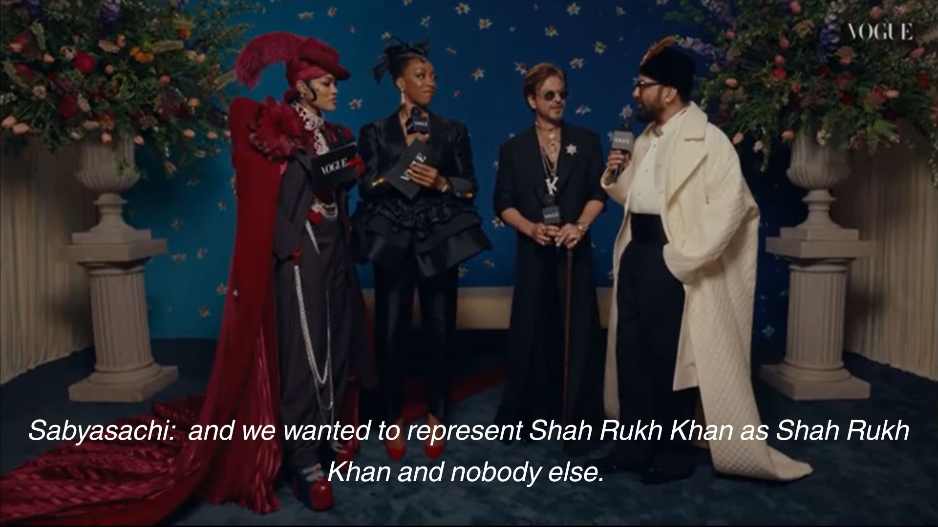 Interview with Shah Rukh Khan and Sabyasachi for Vogue