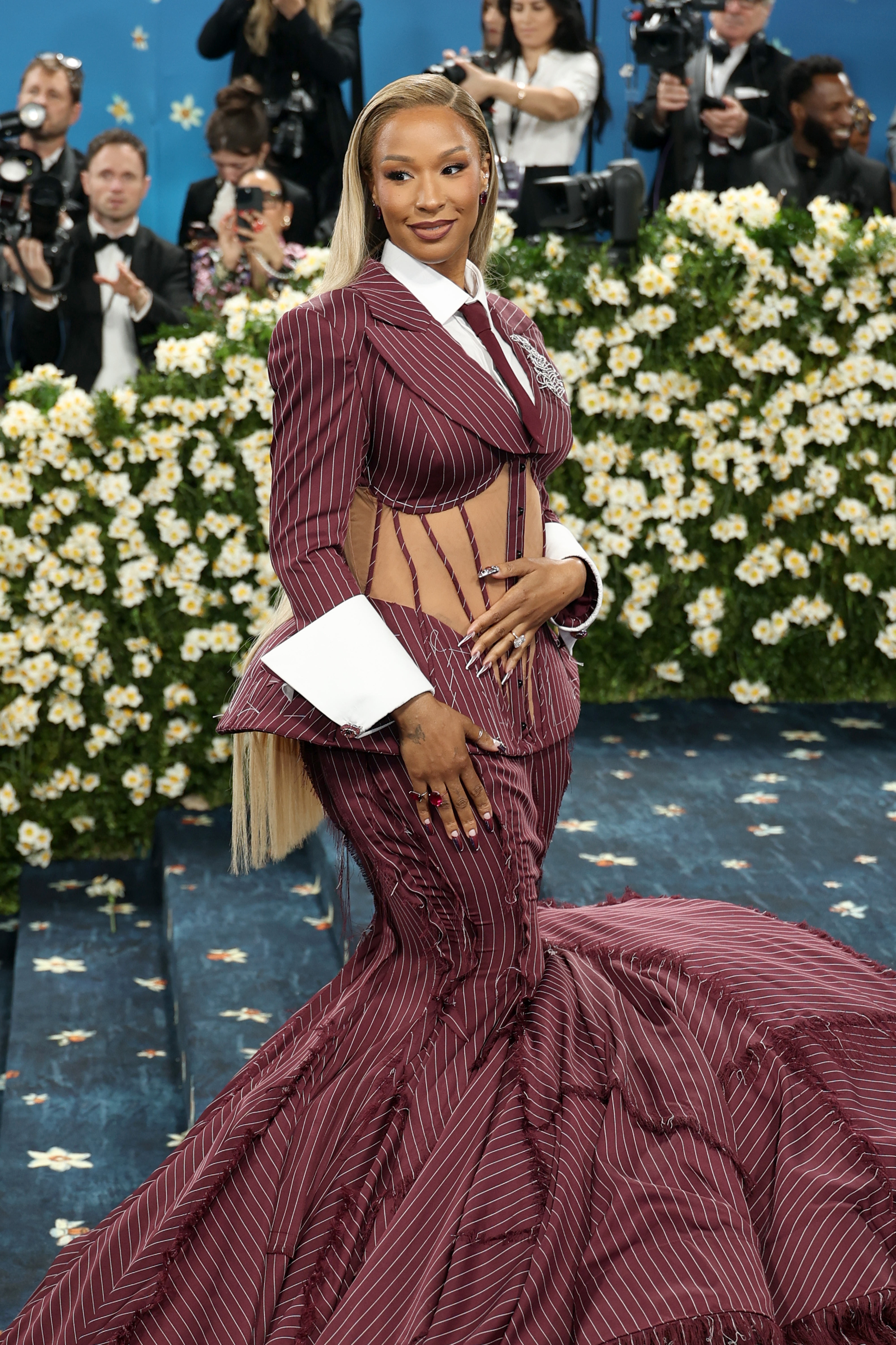 Savannah James at the Met Gala