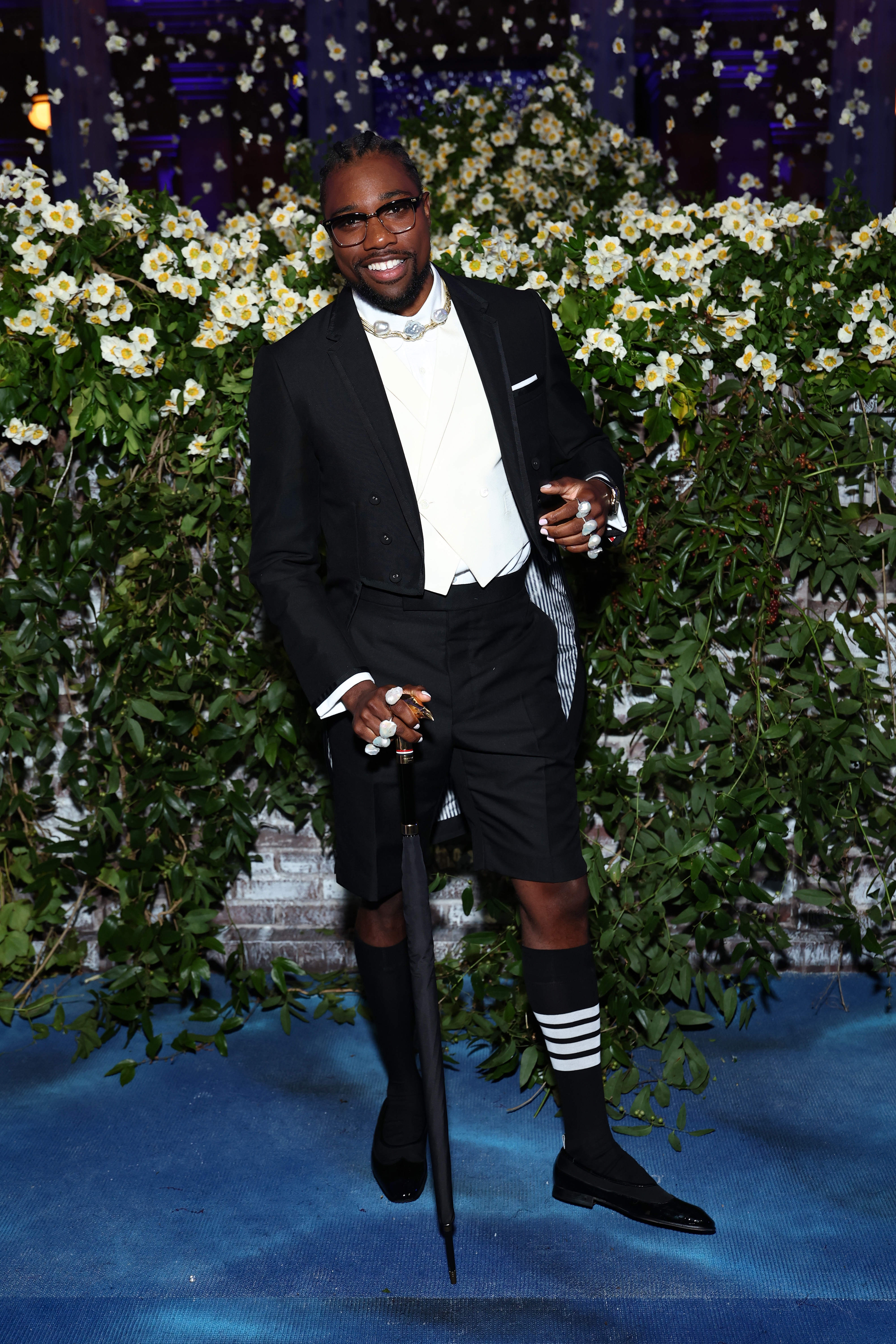 Noah Lyles at the Met Gala