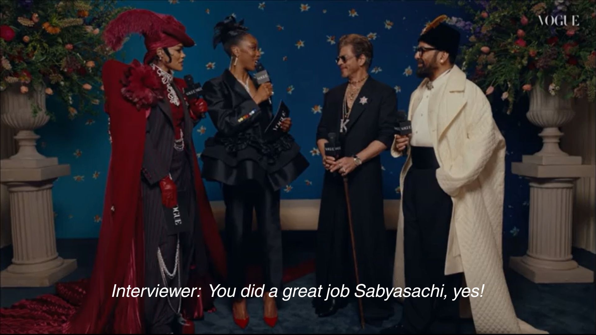 Interview with Shah Rukh Khan and Sabyasachi for Vogue