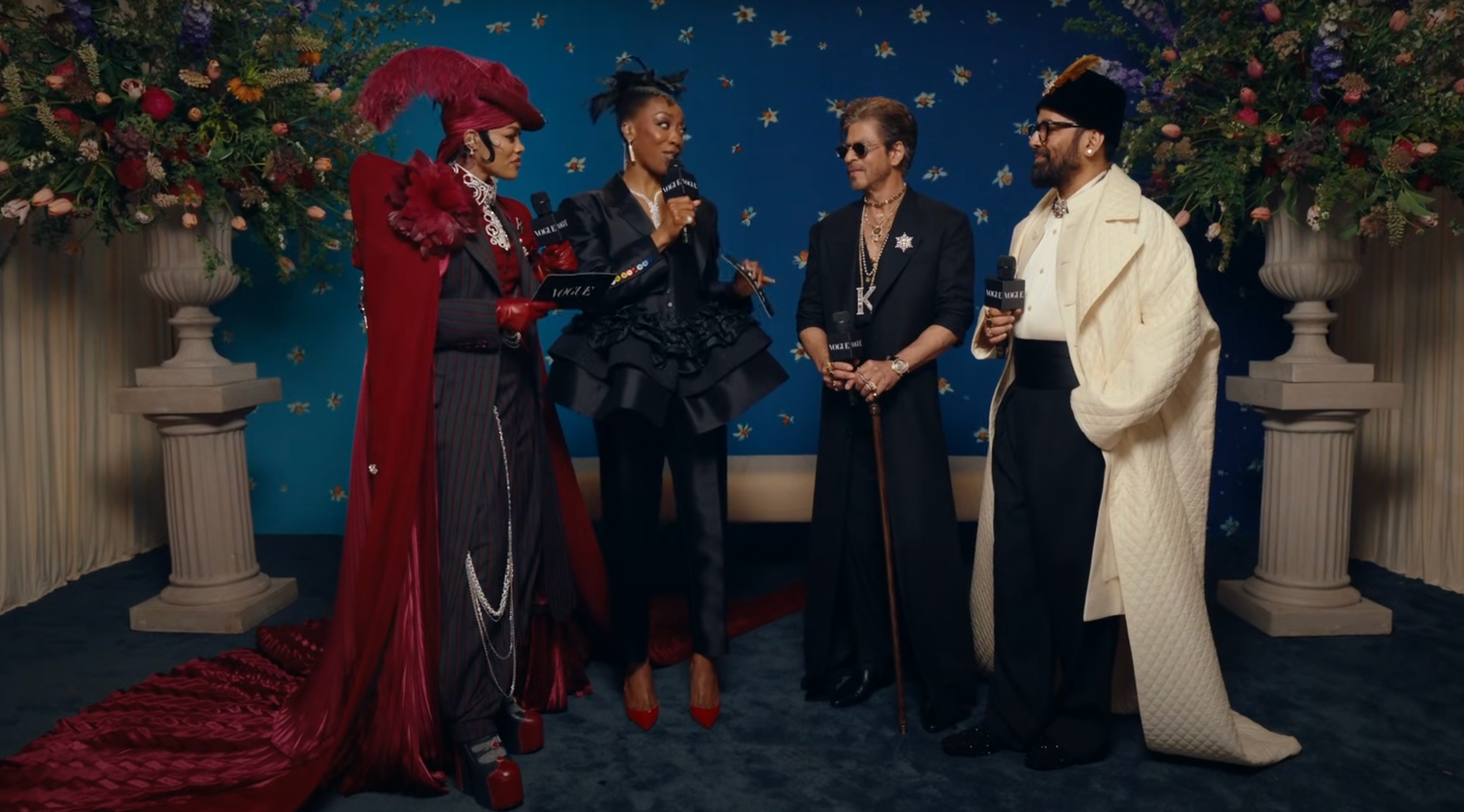 Shah Rukh Khan and Sabyasachi in an interview with Vogue