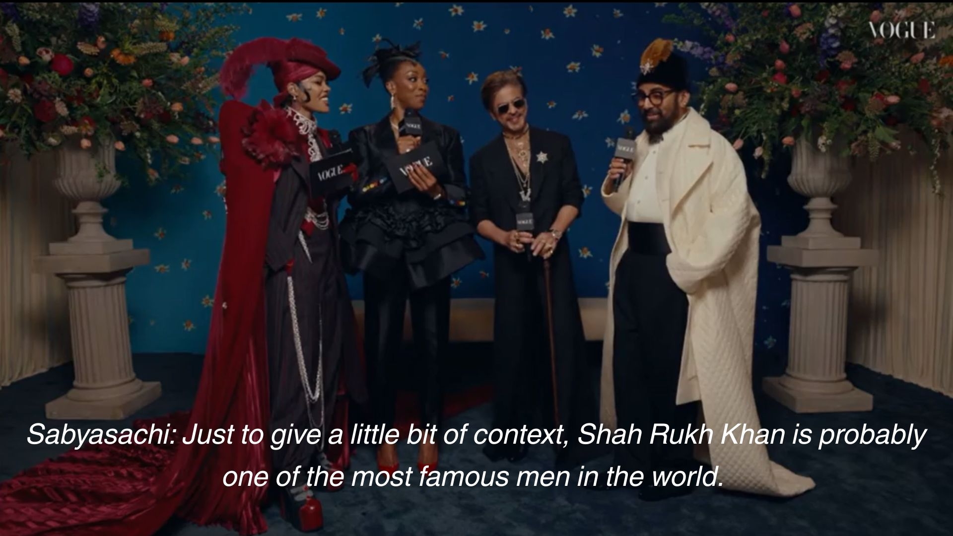Interview with Shah Rukh Khan and Sabyasachi for Vogue
