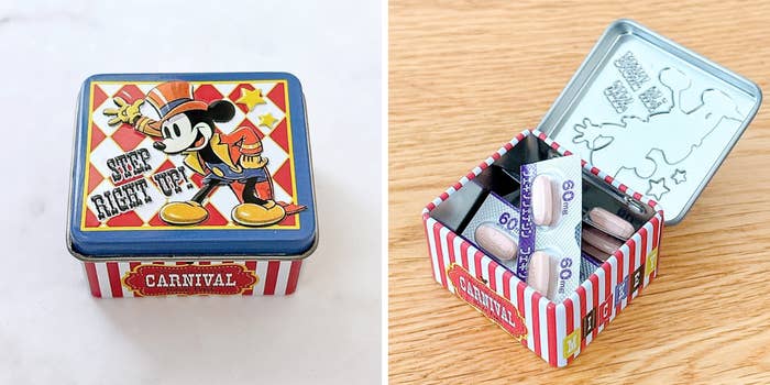 セリアで見つけた「ミッキー ミニミニ缶ケース」