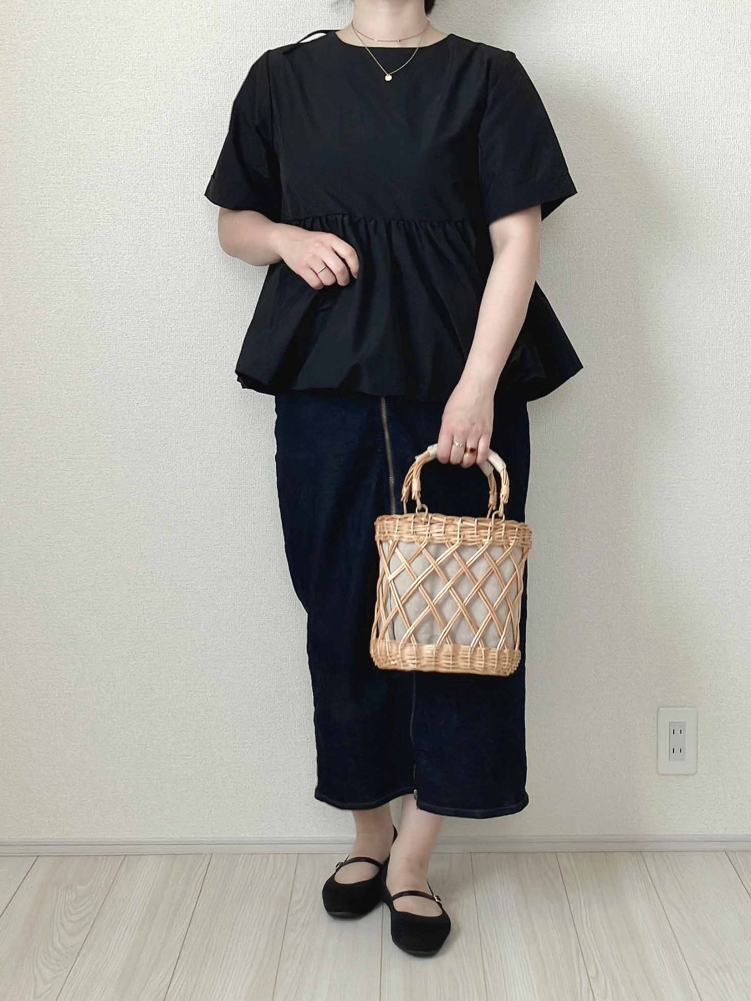 cocaの「バルーン半袖ブラウス レディース」