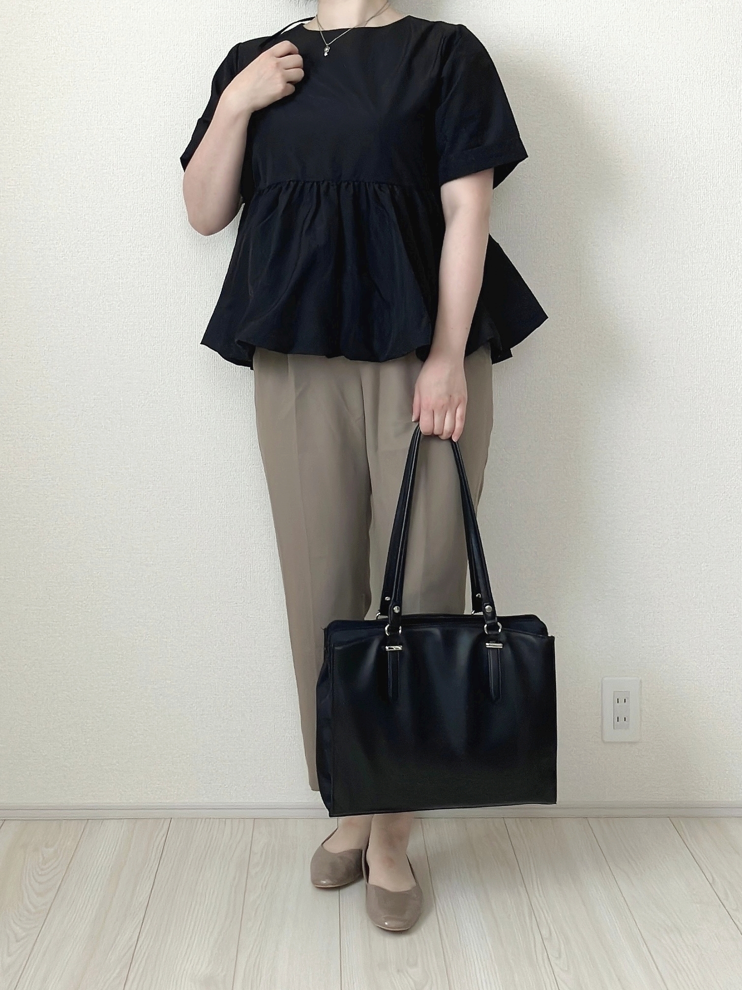 cocaの「バルーン半袖ブラウス レディース」