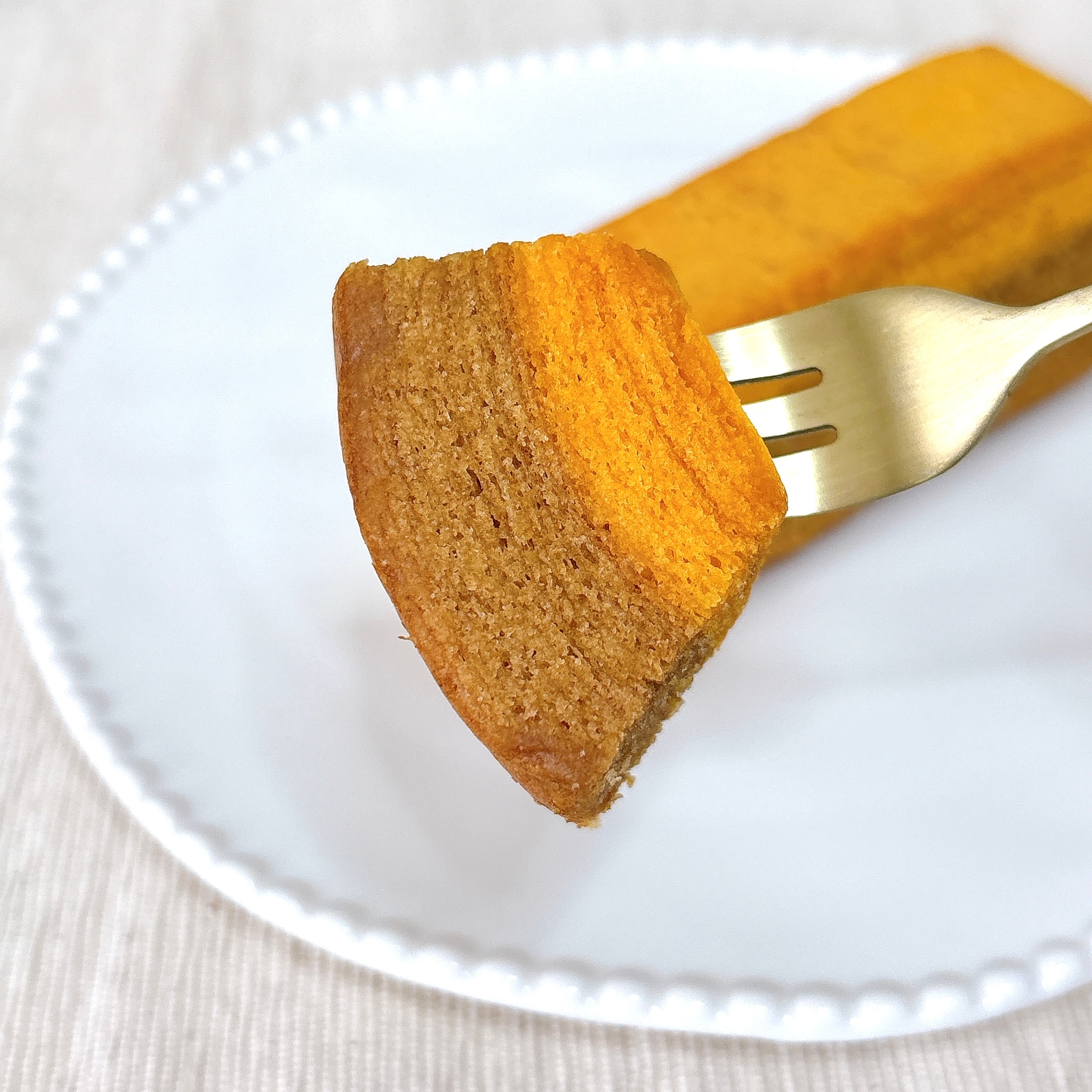 無印良品「不揃いバウム ブラン&オレンジ」