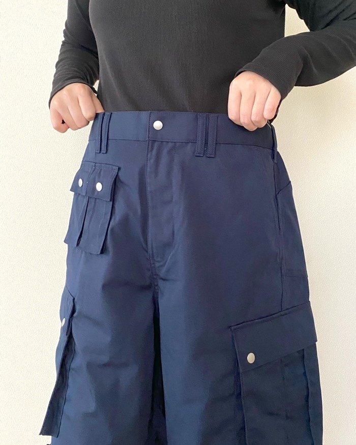 GUの「ワイドカーゴショーツ by rokh」