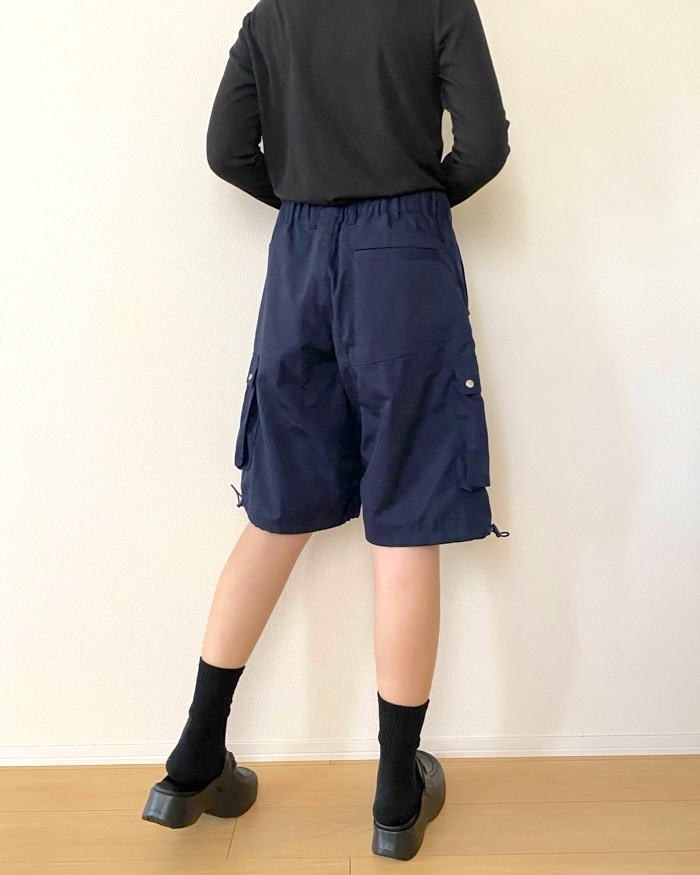 GUの「ワイドカーゴショーツ by rokh」