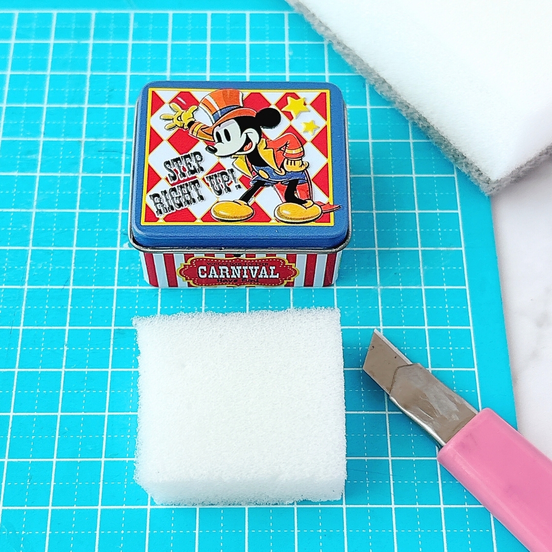 セリアで見つけた「ミッキー ミニミニ缶ケース」