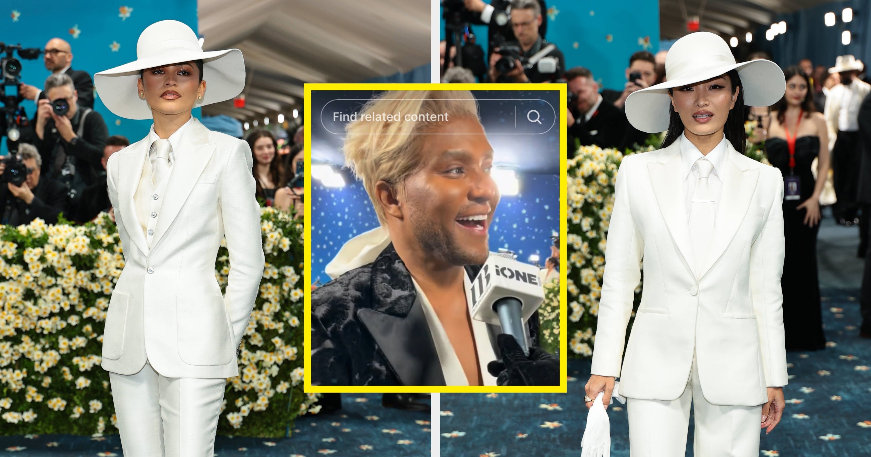 Zendaya's Stylist Was So Uncomfortable When He Noticed Her And Anna Sawai's Very Similar Met Looks