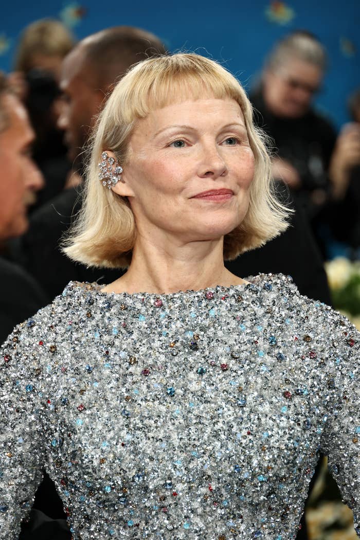 Pamela Anderson at the Met Gala