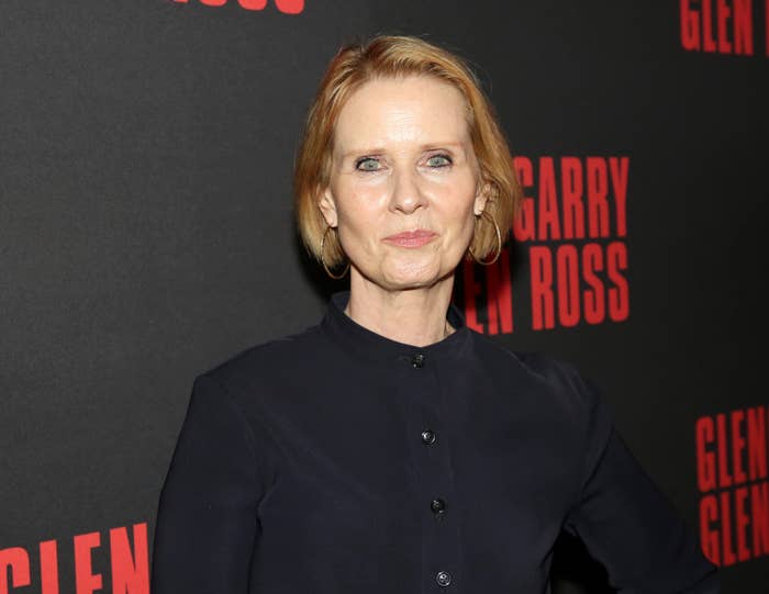 Cynthia Nixon at a formal event