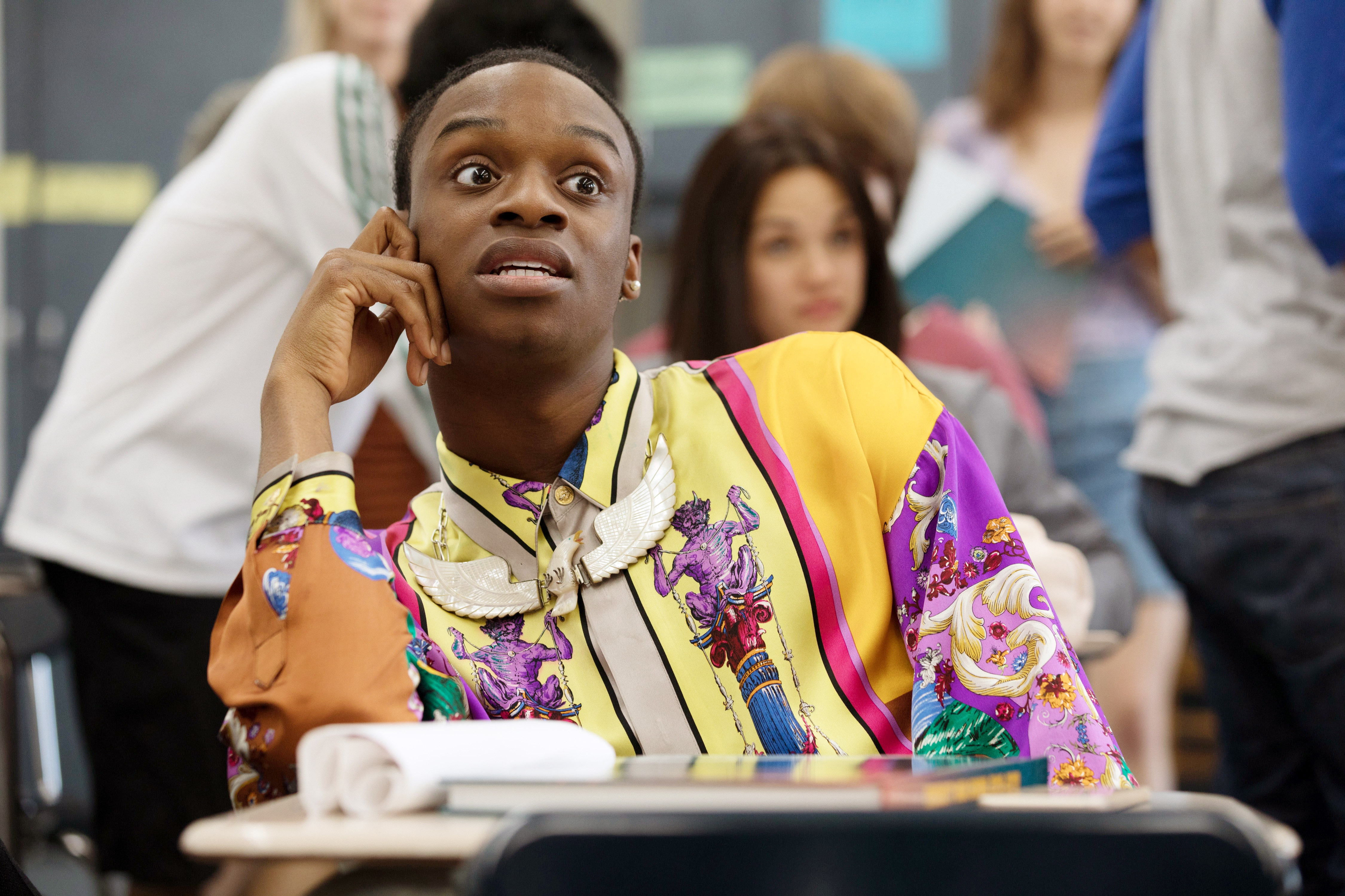 Austin Crute in "Booksmart."