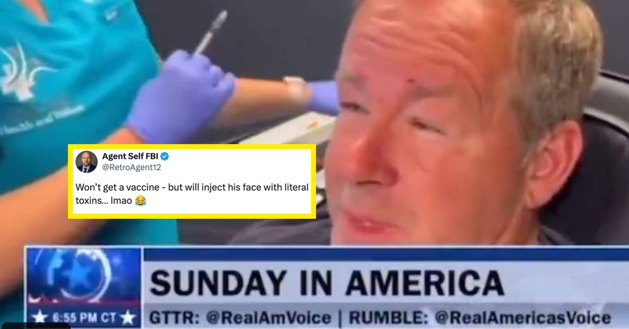 People Are Calling Out Marjorie Taylor Greene's Boyfriend For Getting Botox Despite Seemingly Being Anti-Vax