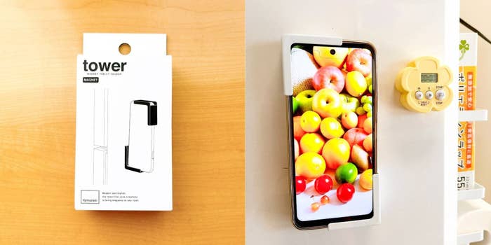 LOFT(ロフト)の「マグネットタブレットホルダー ホワイト tower(タワー)」