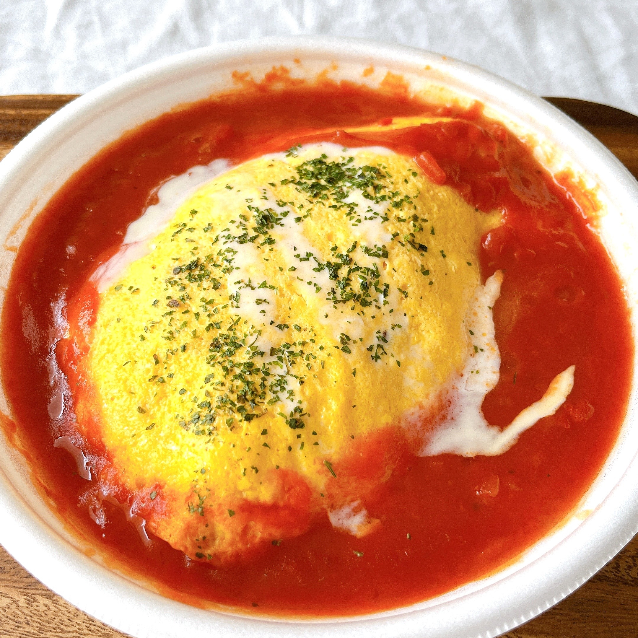 セブンイレブンの「ふんわり玉子のオムライス」