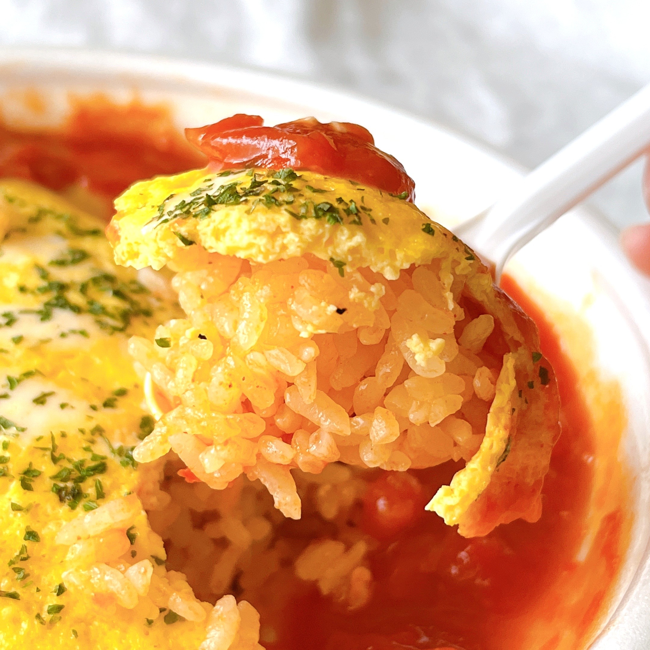 セブンイレブンの「ふんわり玉子のオムライス」