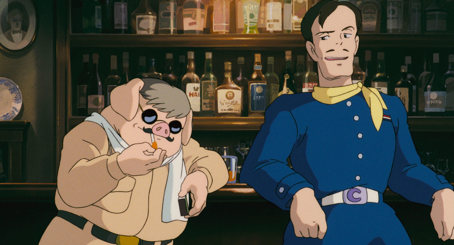 カーチスと並ぶポルコ(スタジオジブリ公式サイトより)