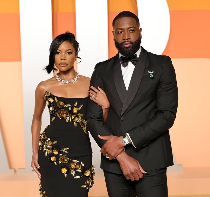 Gabrielle Union and Dwyane Wade at an event