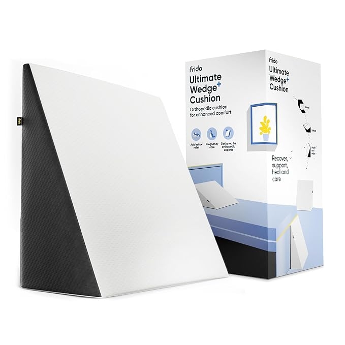 Box and wedge cushion for enhancing comfort and posture beyond limitations
