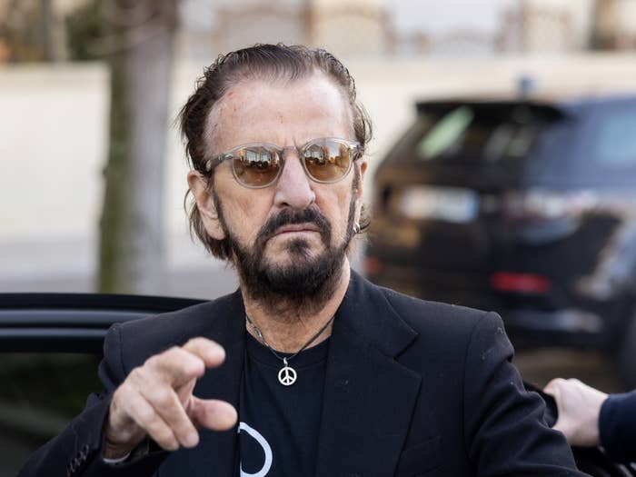 Ringo Starr at a fashion show