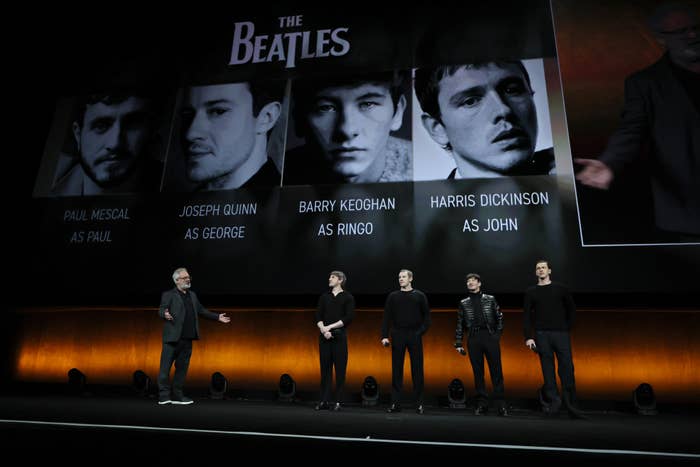 Paul Mescal, Joseph Quinn, Barry Keoghan and Harris Dickinson at CinemaCon 2025