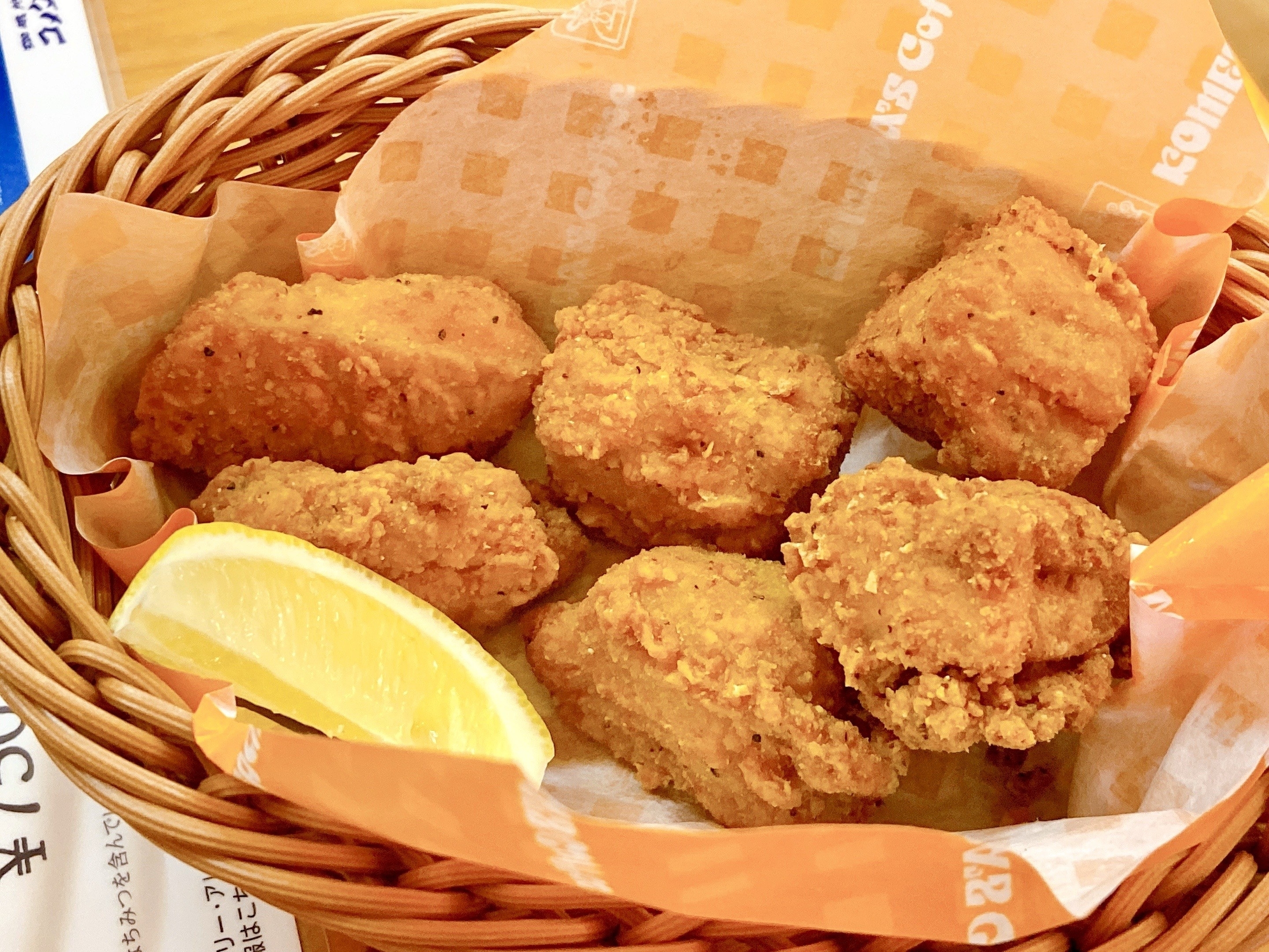 コメダ珈琲の「コメチキ」