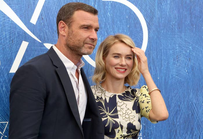 Liev Schreiber and Naomi Watts at a red carpet event